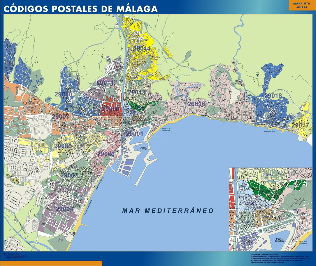 Málaga Códigos Postales