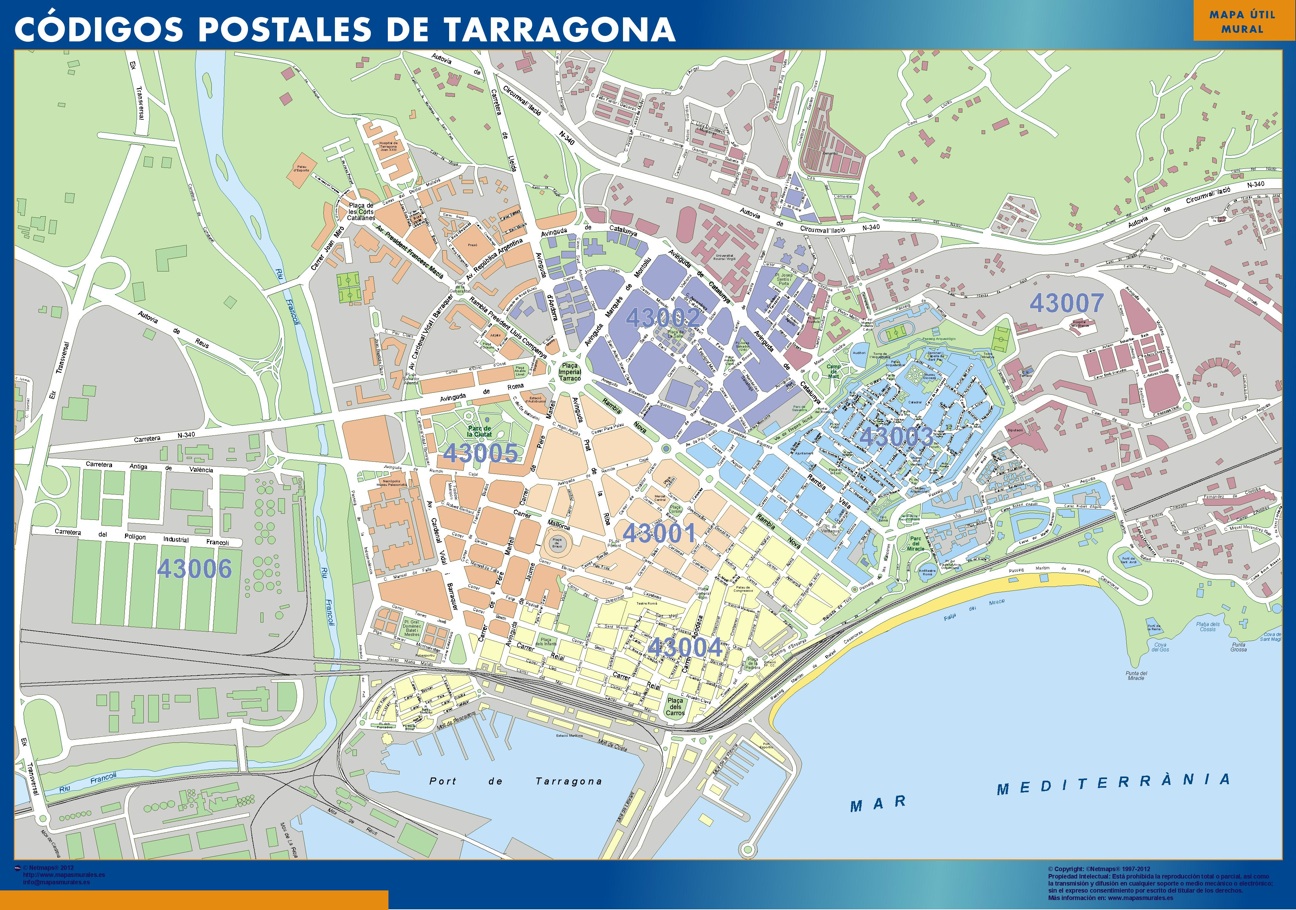 Tarragona Códigos Postales