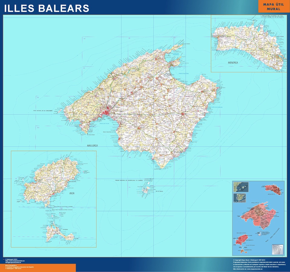 mapa Illes Balears