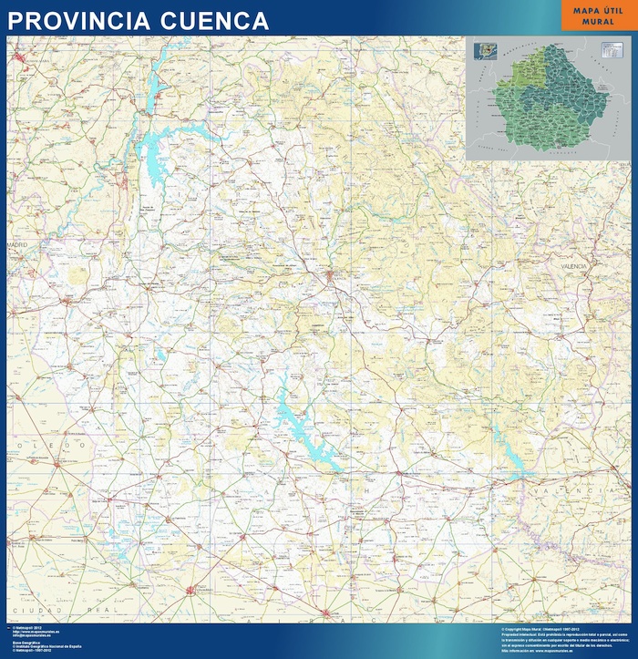 mapa provincia cuenca