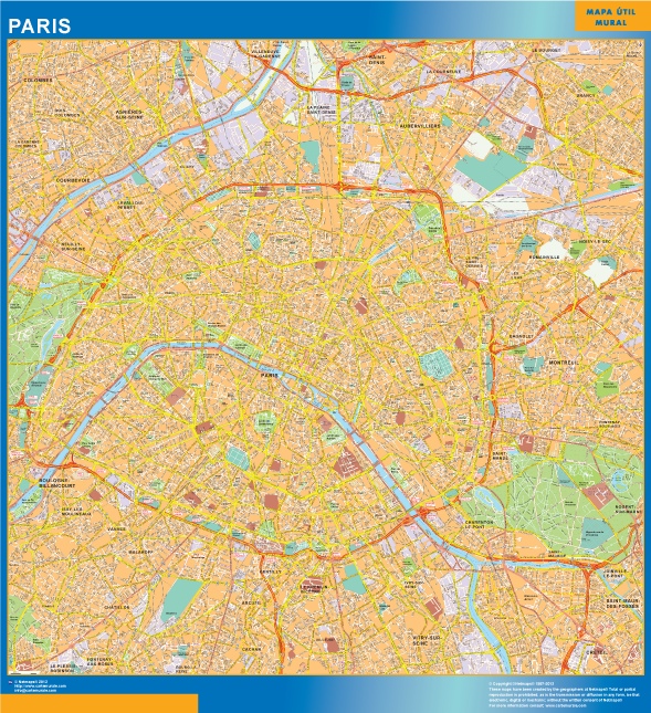 mapa paris