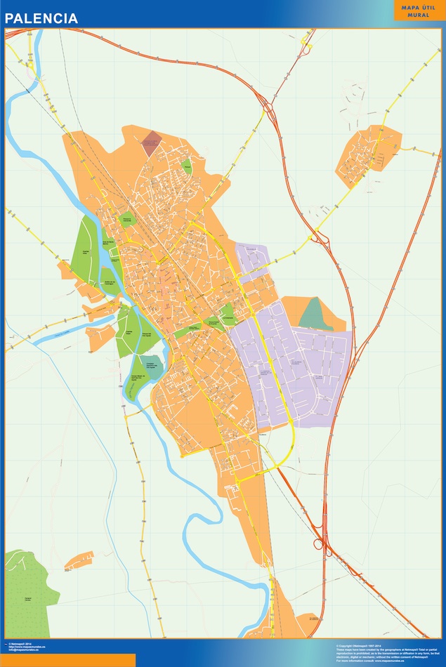 mapa palencia