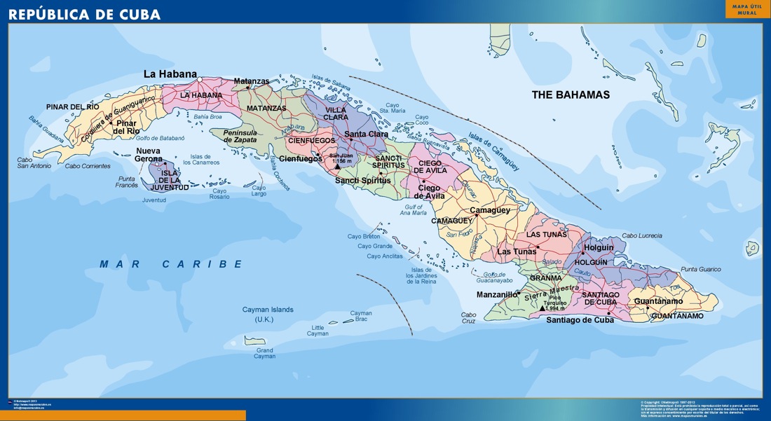 Mapamundi Frances plastificado  Mapas para Colombia y América Central de pared  grandes