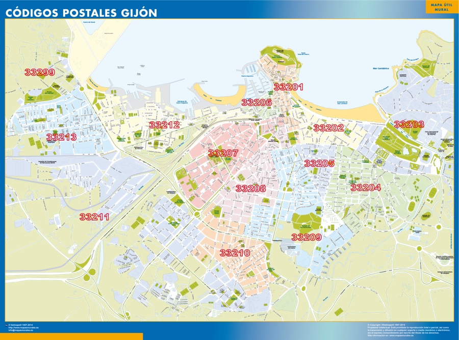 Gijón Códigos Postales