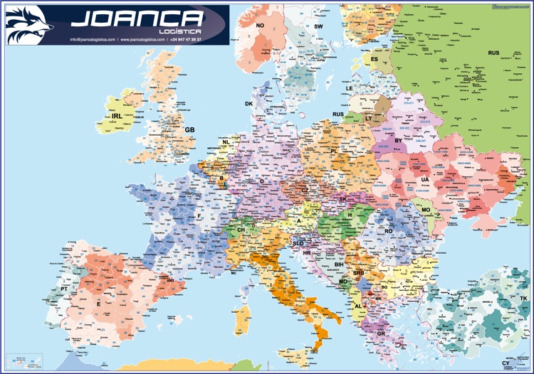 Mapa Europa Escritorio
