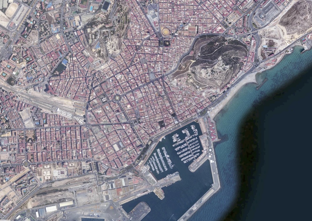 Alicante Foto Satelite