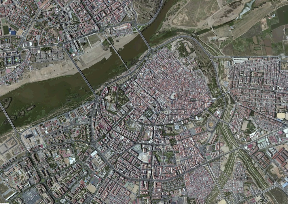 Badajoz Foto Satelite
