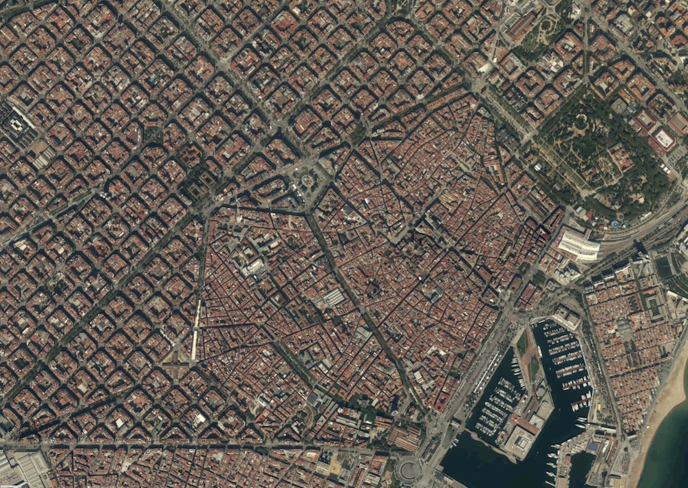 Barcelona Foto Satelite