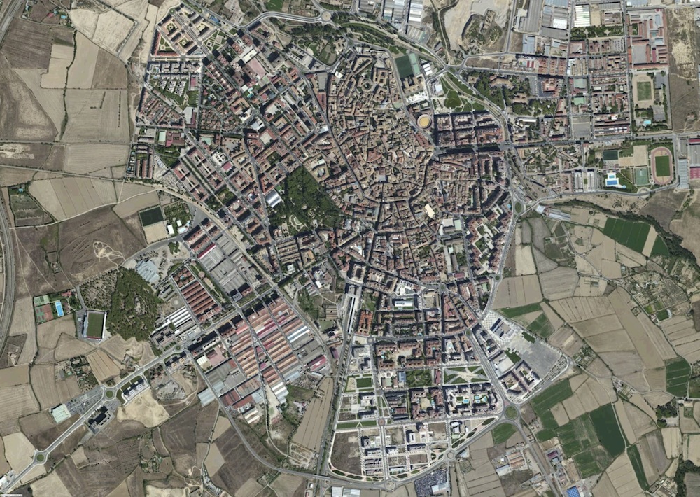 Huesca Foto Satelite