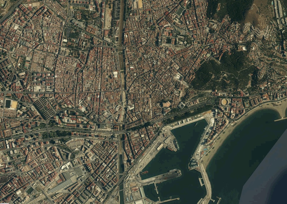 Malaga Foto Satelite