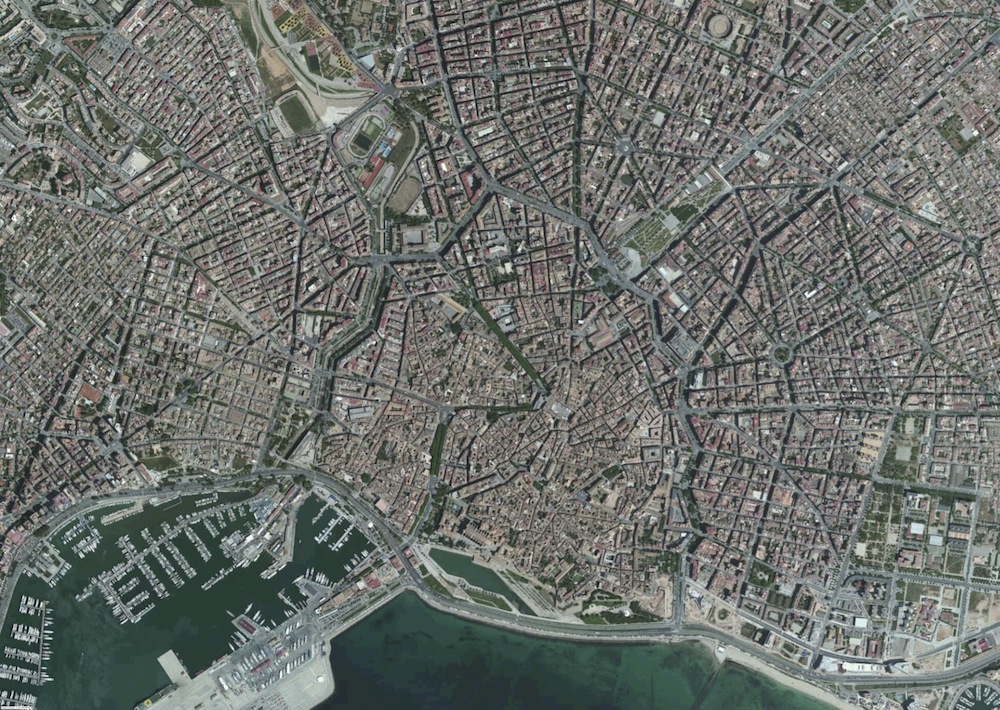 Palma Mallorca Foto Satelite
