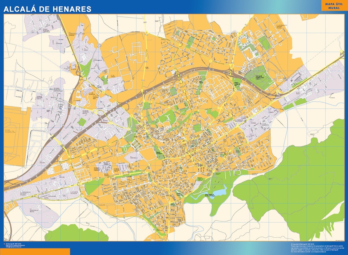 mapa Alcala de Henares