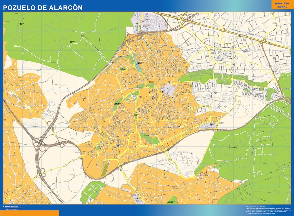 mapa Pozuelo de Alarcon