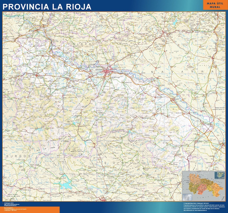 Mapa Comunidad Autonoma La Rioja