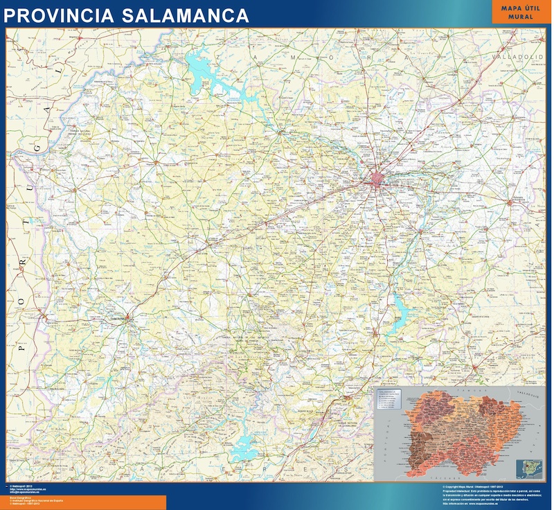 Mapa Provincia Salamanca