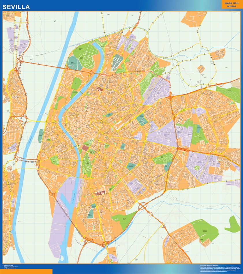 Mapa callejero Sevilla