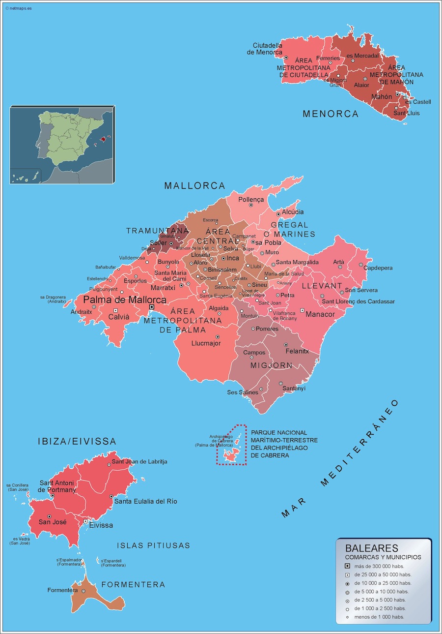 Mapas Municipios Illes Balears