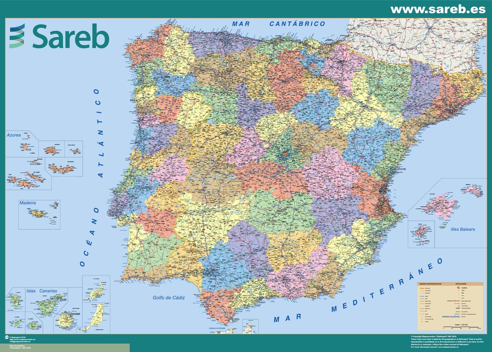 mapa sareb espana