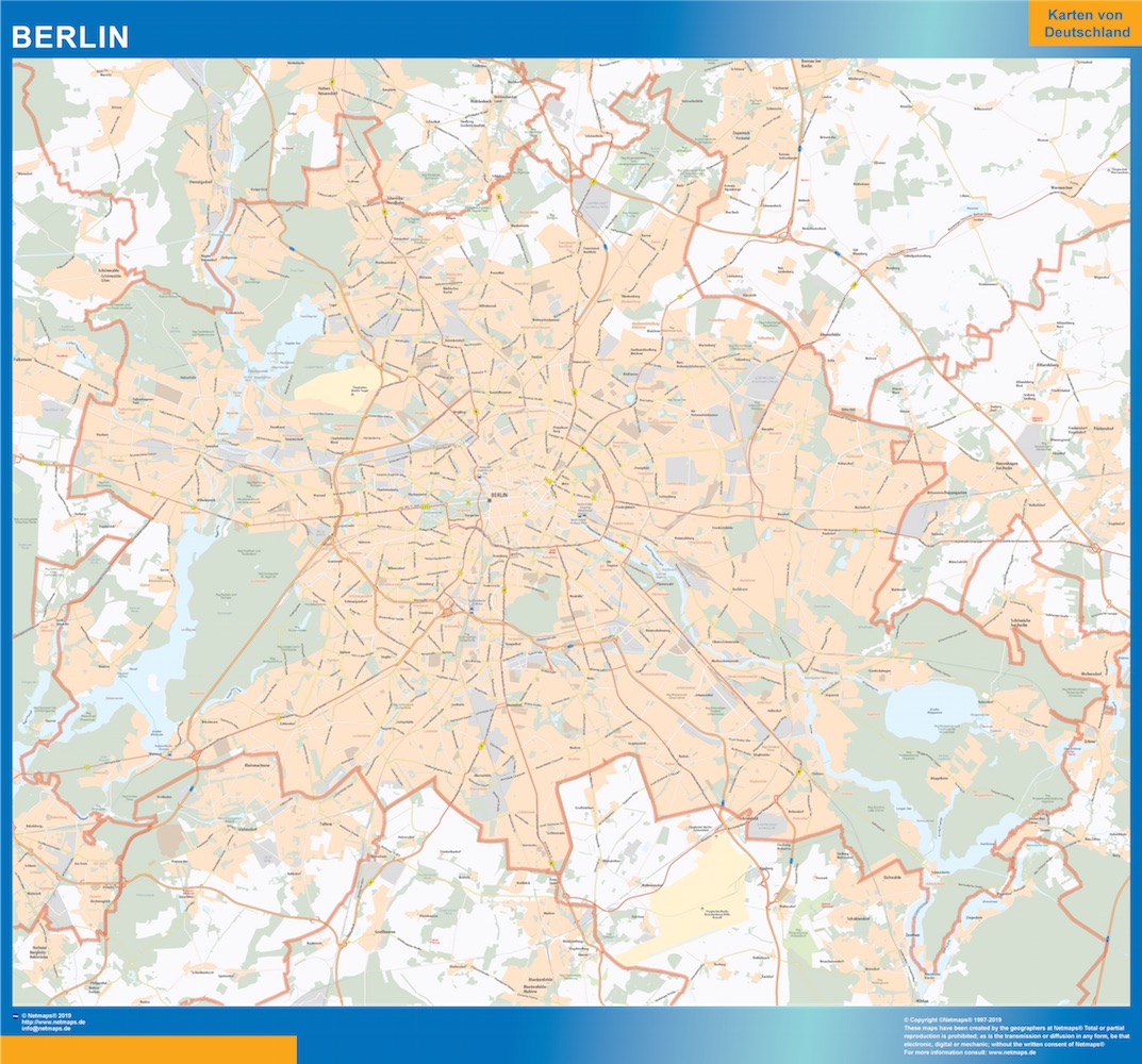 Berlin Lander mapa